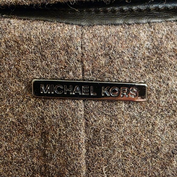 Michael Michael Kors Men’s Wool Blend Peacoat – Brown, Size L - Picture 3 of 9